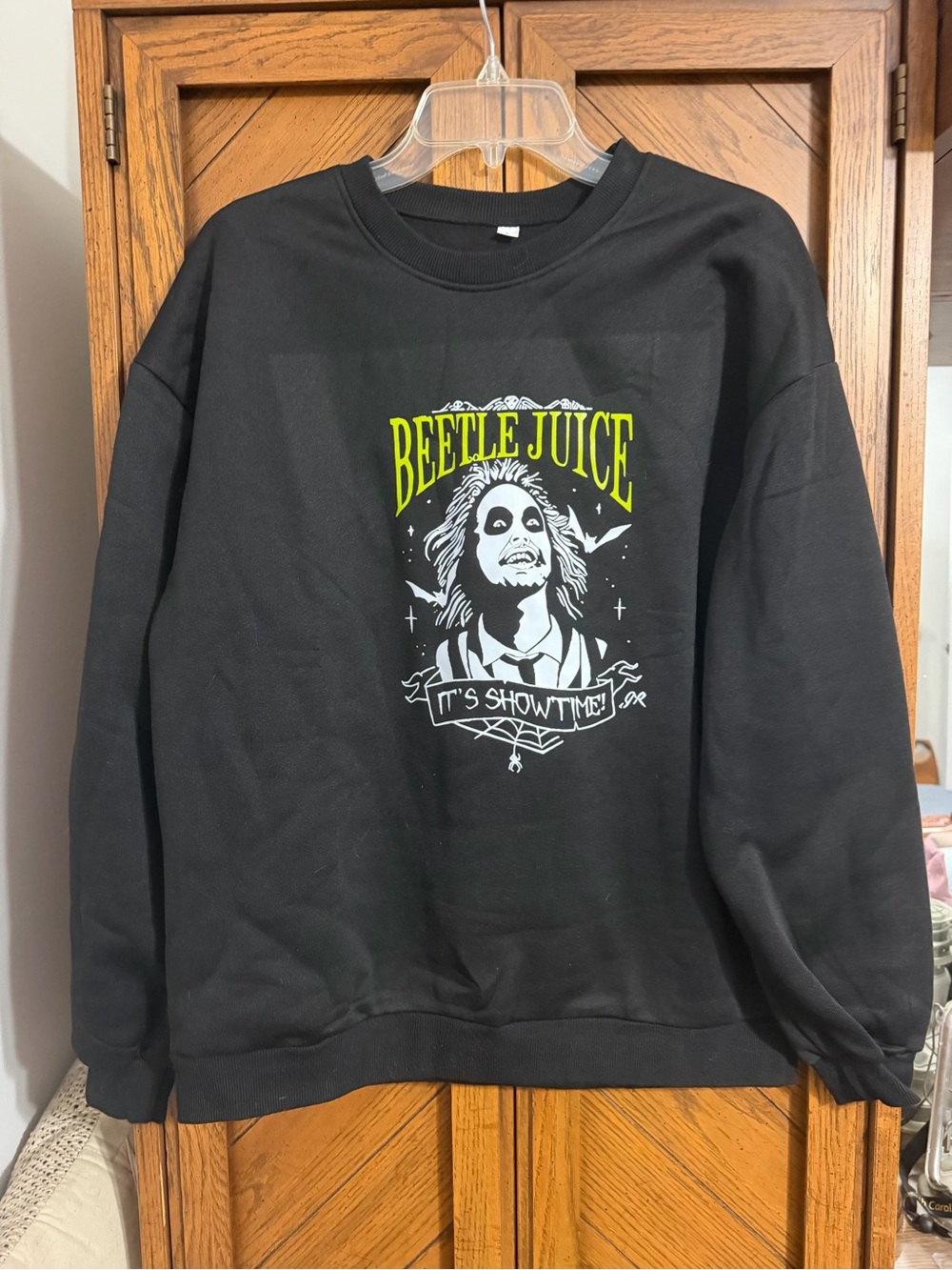 Beetlejuice Graphic Crewneck Sweatshirt - Black